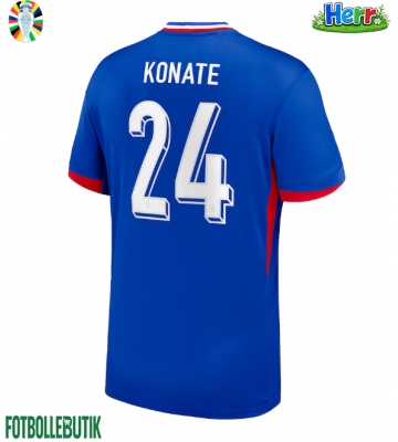 Frankrike Ibrahima Konate #24 Hemmatröja EM 2024 Kortärmad